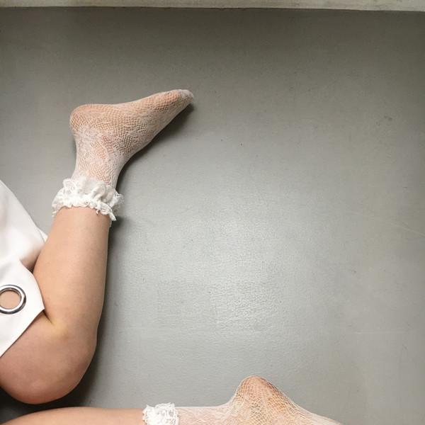 judy lace socks ( 3 color )