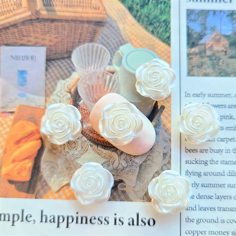 크림장미 네일파츠스톤