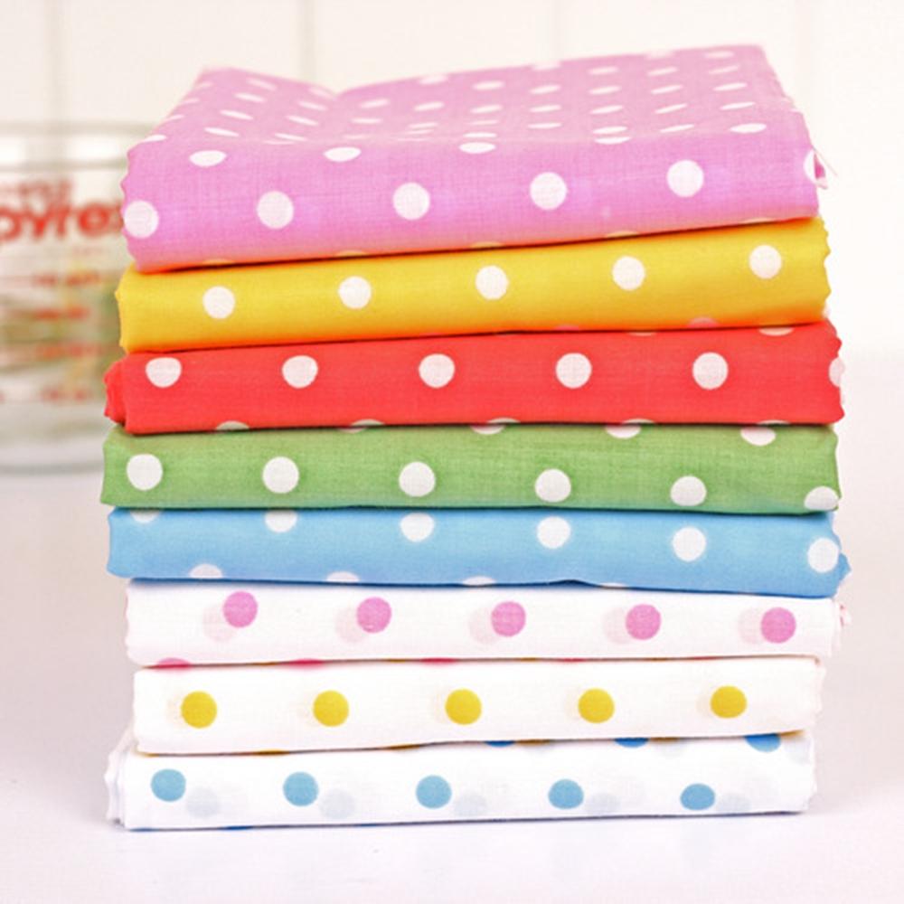 원단마트 면혼방원단 도트 7컬러