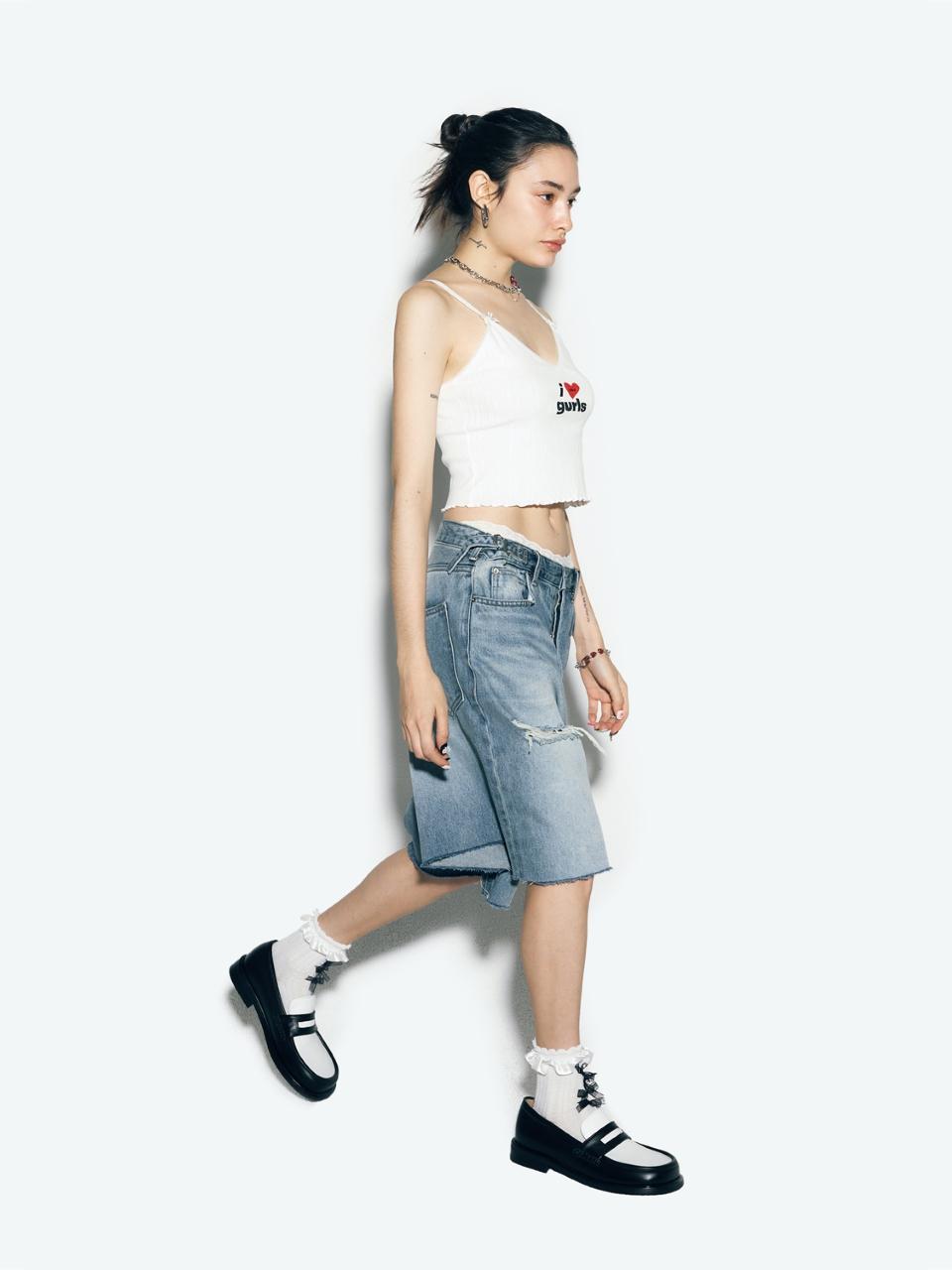 [2월 29일 발송] CALIE GURLS SLEEVELESS WHITE
