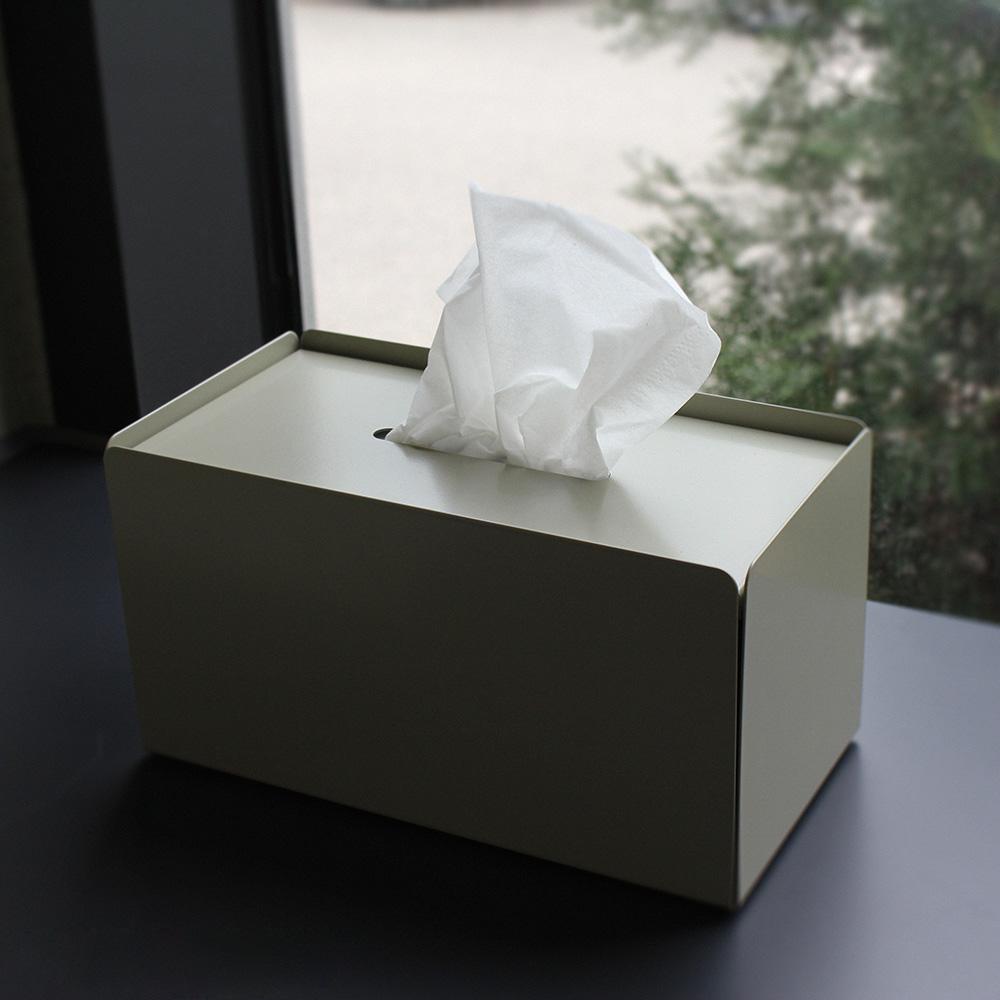 thing 미니 각티슈 케이스 직사각 커버 휴지각 휴지곽 곽티슈 고급 금속 메탈 - 직사각형 (3색상)