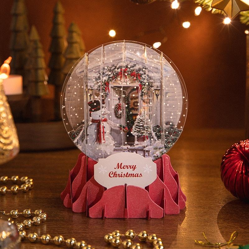 크리스마스 글로브 입체카드