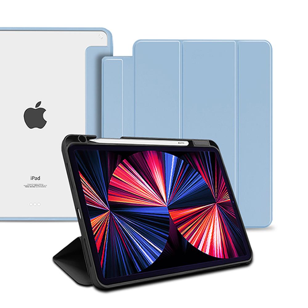 아이패드 프로 4세대 5세대 12.9인치 호환 애플펜슬 수납 투명분리형 케이스