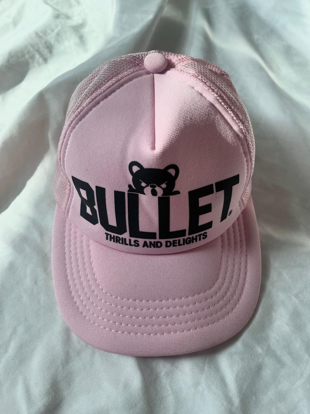 히스테릭 글래머 아카이브 퍽베어 딸기우유 베이비핑크 색 메쉬 캡 모자 | 후루츠패밀리