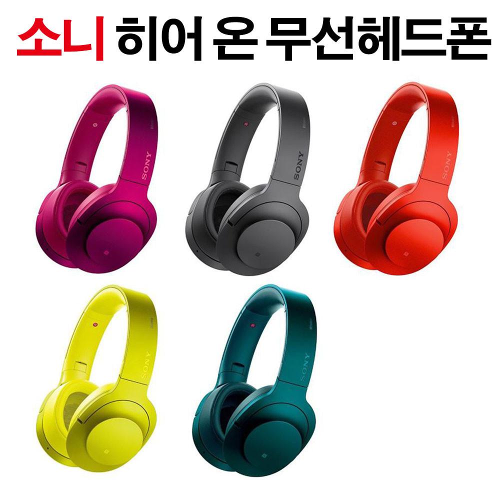 [해외]소니 히어 온 헤드폰 무선 Sony h.ear on MDR100ABN/R
