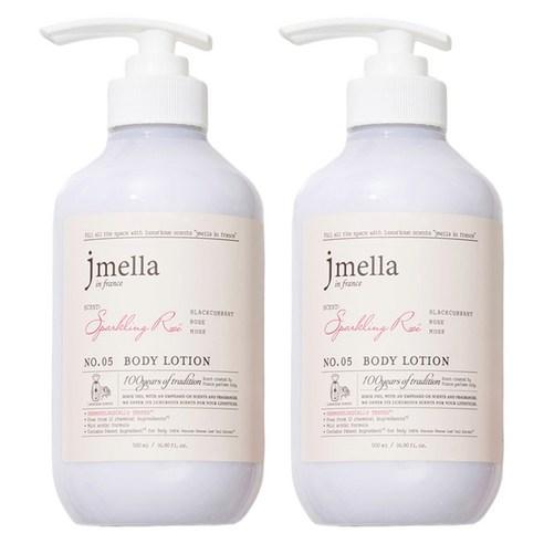 제이멜라 인 프랑스 바디로션 스파클링 로제, 500ml, 2개 - 바디로션 | 쿠팡