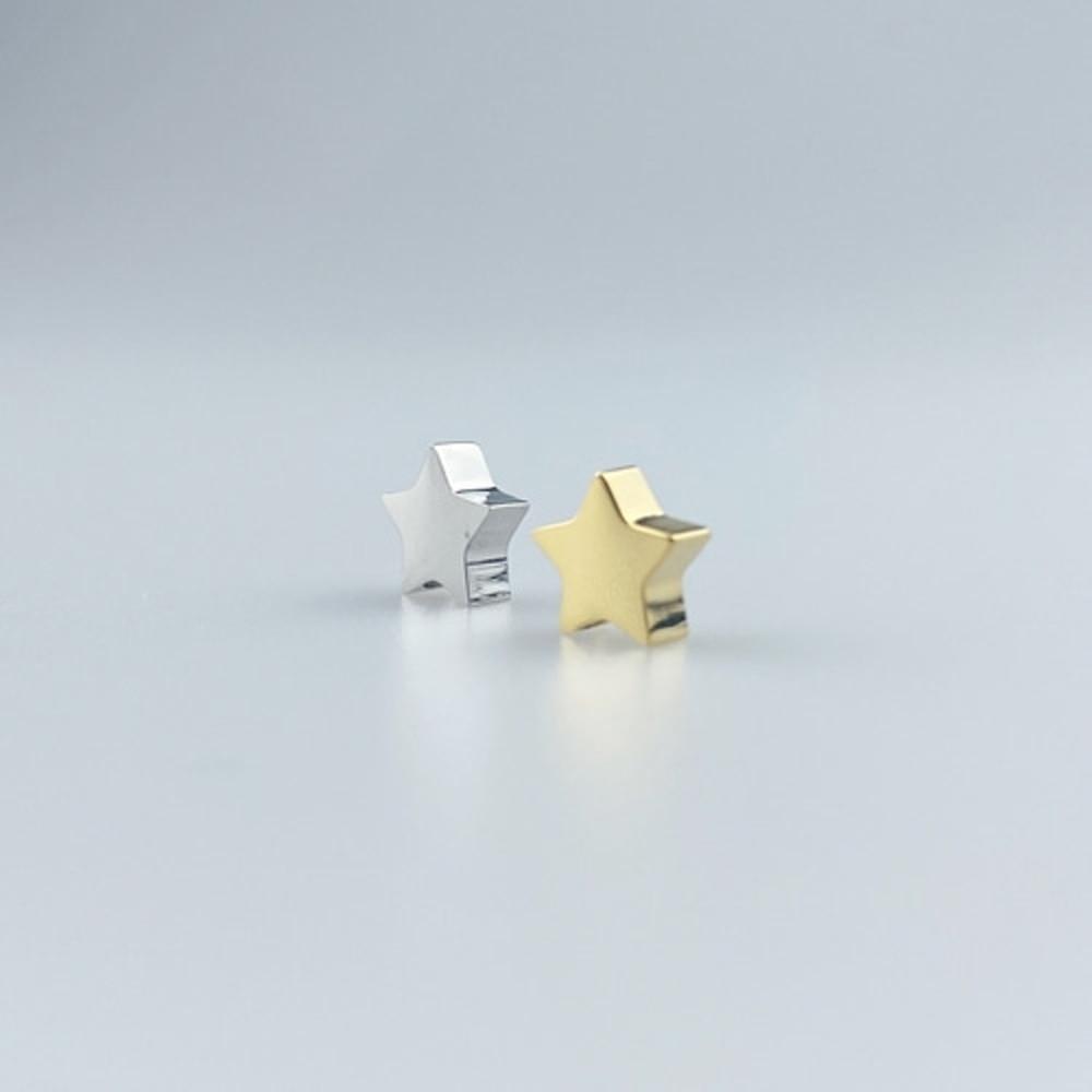 1-DP1-022 써지컬스틸 부자재 통과형 별 펜던트 목걸이만들기 DIY  재료