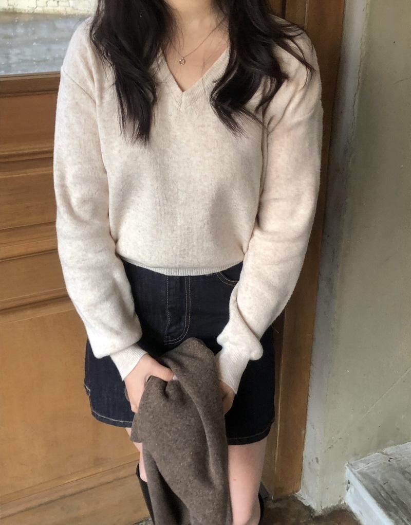 [기획] 노멀 브이넥 니트 (10color)