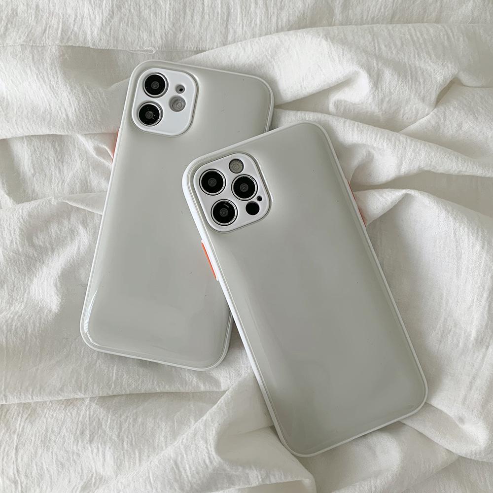 퐁실 쿠션 무지 심플 풀커버 아이폰케이스