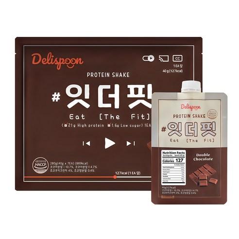 델리스푼 잇더핏 단백질 쉐이크, 40g, 7개 - 기타다이어트식품 | 쿠팡