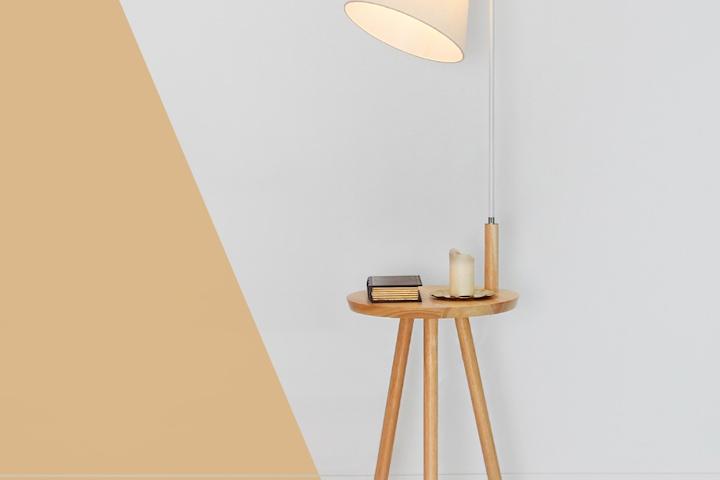 (스마트전구증정!)LED 스칸디 테이블 장스탠드(플리츠갓으로 변경가능!)