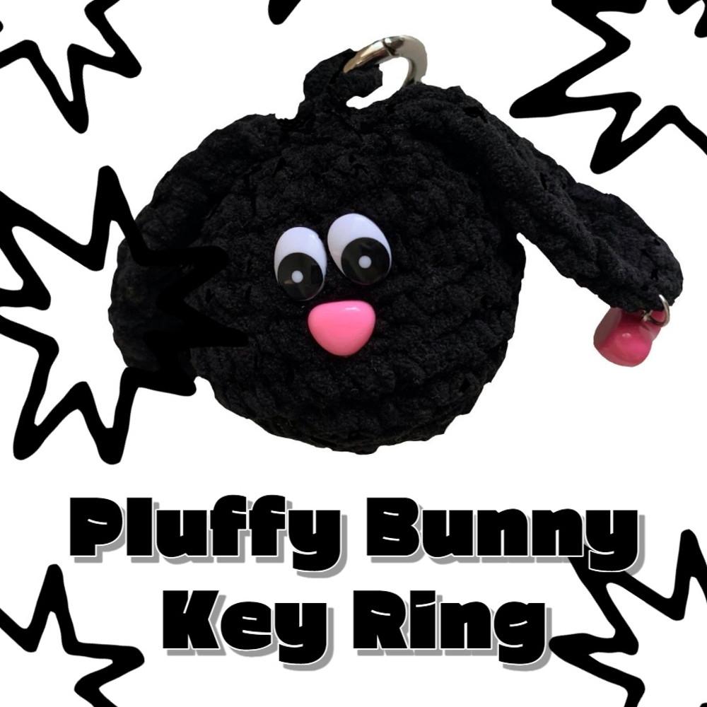 보송보송 바니 키링 Pluffy Bunny Key ring _Black