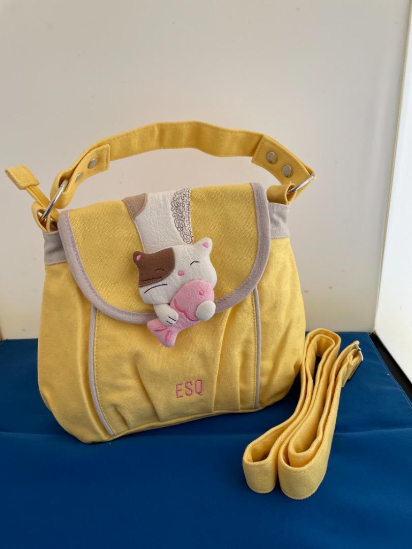 猫バック　ESQ 2wayバック斜め掛け手提げ