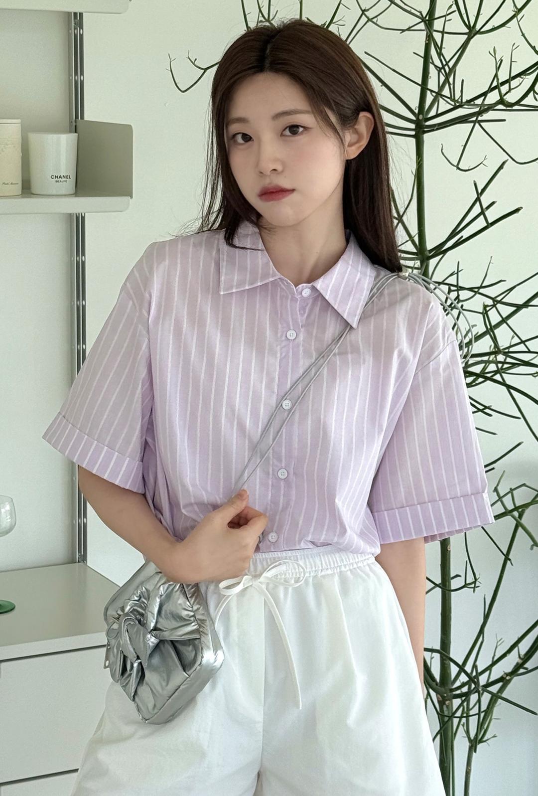 [도영이PICK][누적8만장] 에센셜 루즈핏 반팔 셔츠_MIWYAF510A