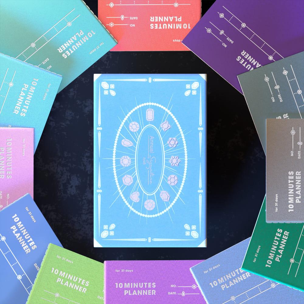 ♥6차/15000부돌파♥ 모트모트 2025 애뉴얼 시그니처 (보석상자) 한정판 만년형 플래너 공부 수험생 선물