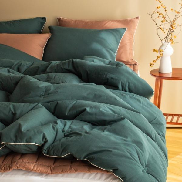 포옹 오가닉 순면 유칼립투스 텐셀솜 간절기/사계절 차렵이불