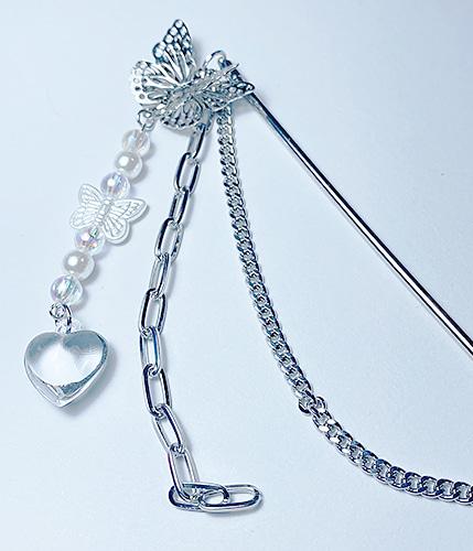 White Crystal Butterfly binyeo