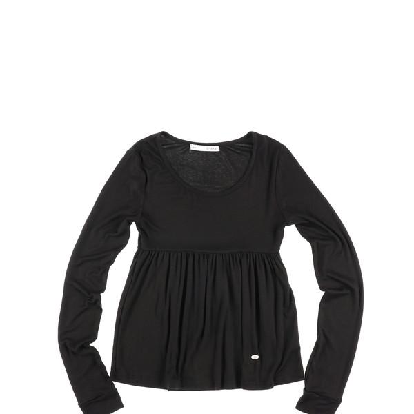 [2차] SILKY SCOOPNECK T (BLACK)