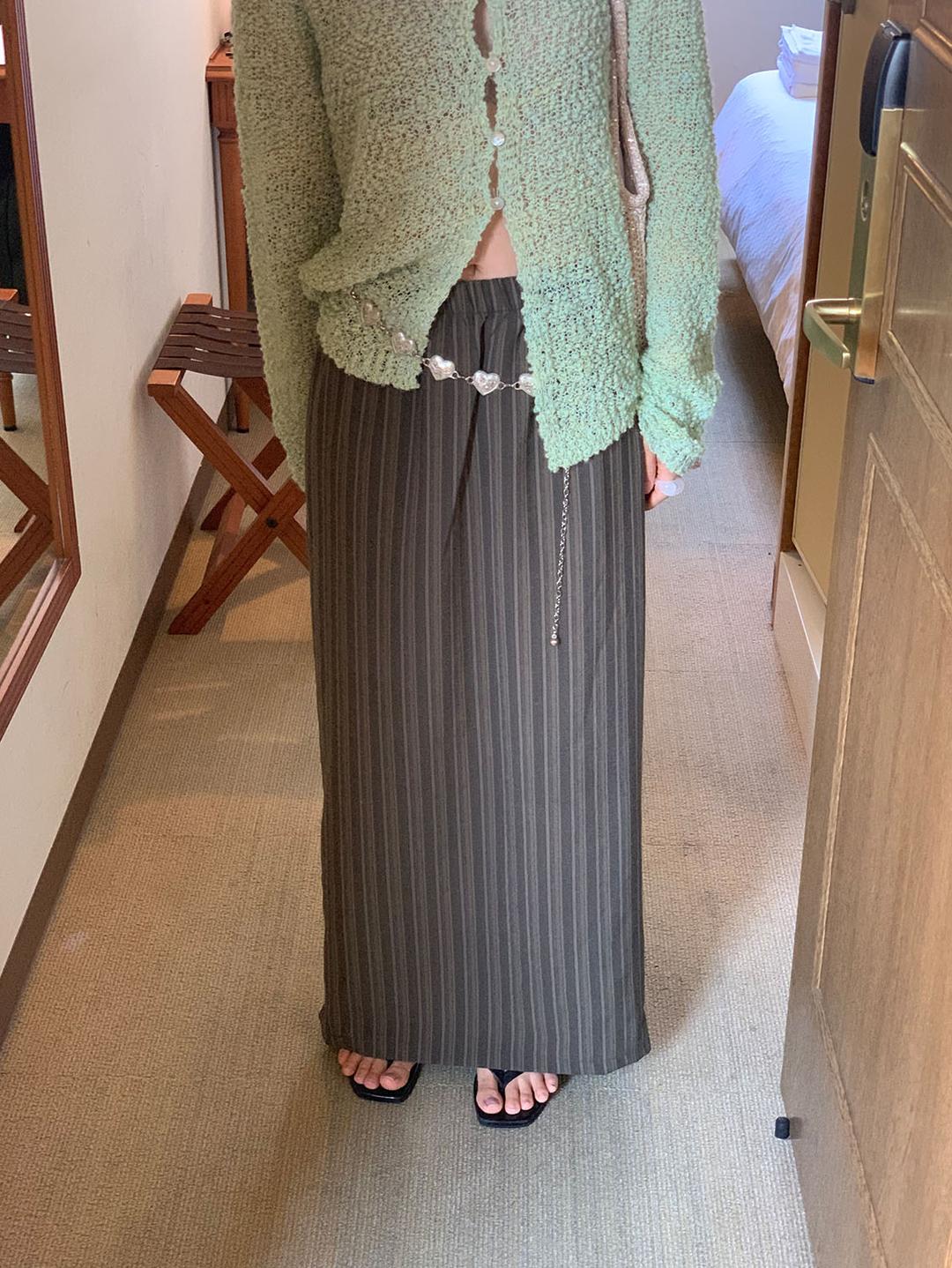 hazel maxi skirt (2color)