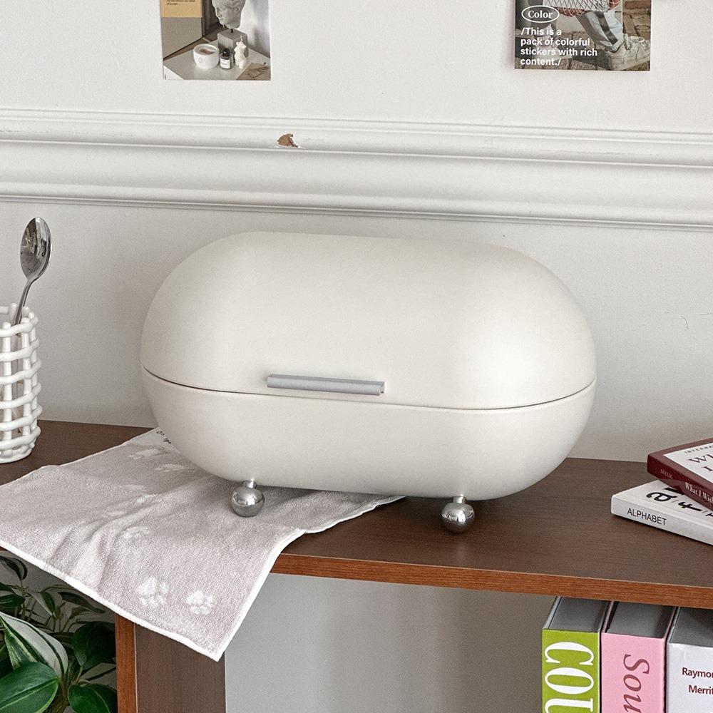 모먼트 라운드 크림 브레드박스