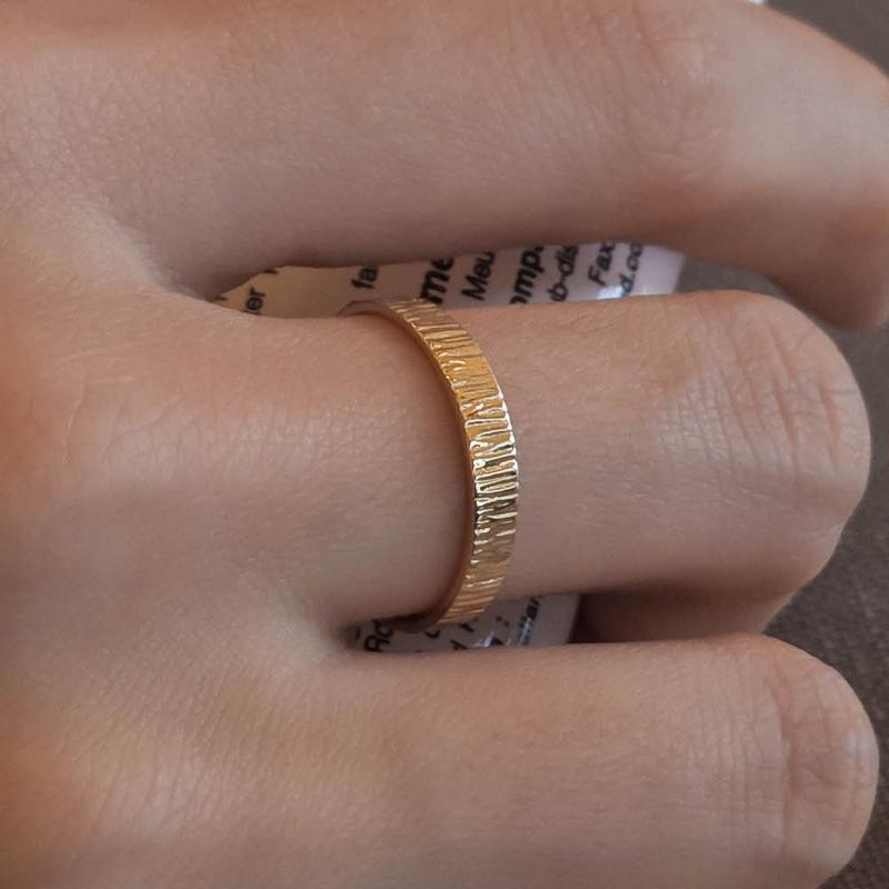 [프리오더] 플랫 텍스처 링