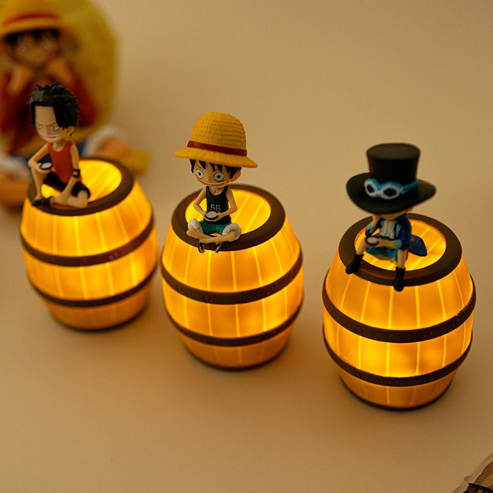 원피스 피규어 미니 무드등 인테리어 조명 루피 에이스 사보