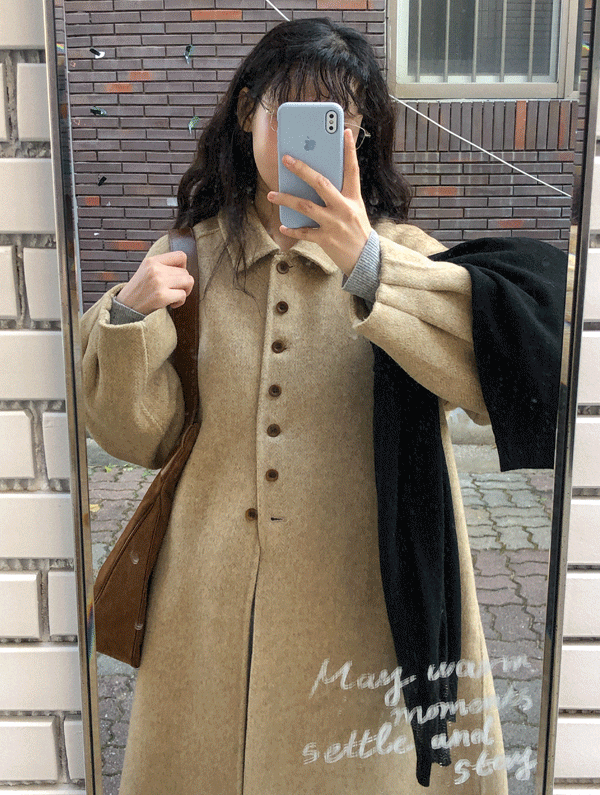 스프링콤마 퍼블릭 핸드메이드코트 (울100%) (11월 24-25일 순차 발송예정)