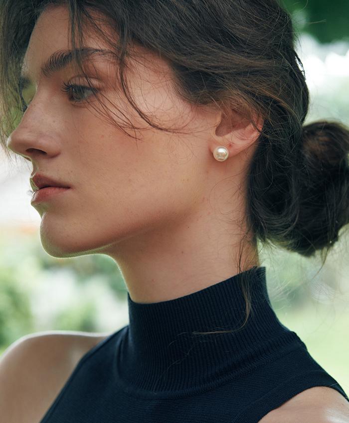 [33차 리오더][14k gold] Deux.k.10 / haute pearl earring (10mm)