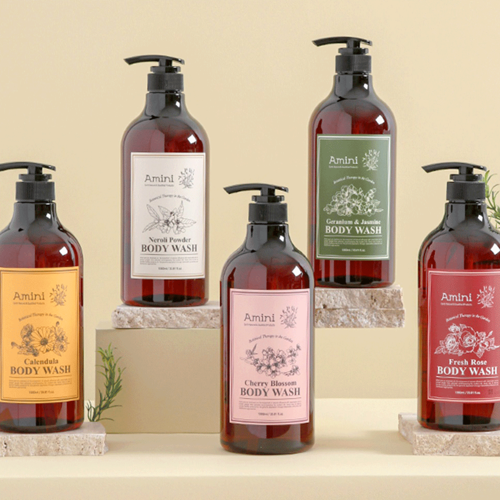 리얼 꽃향기 대용량 퍼퓸 시카 바디워시 1L