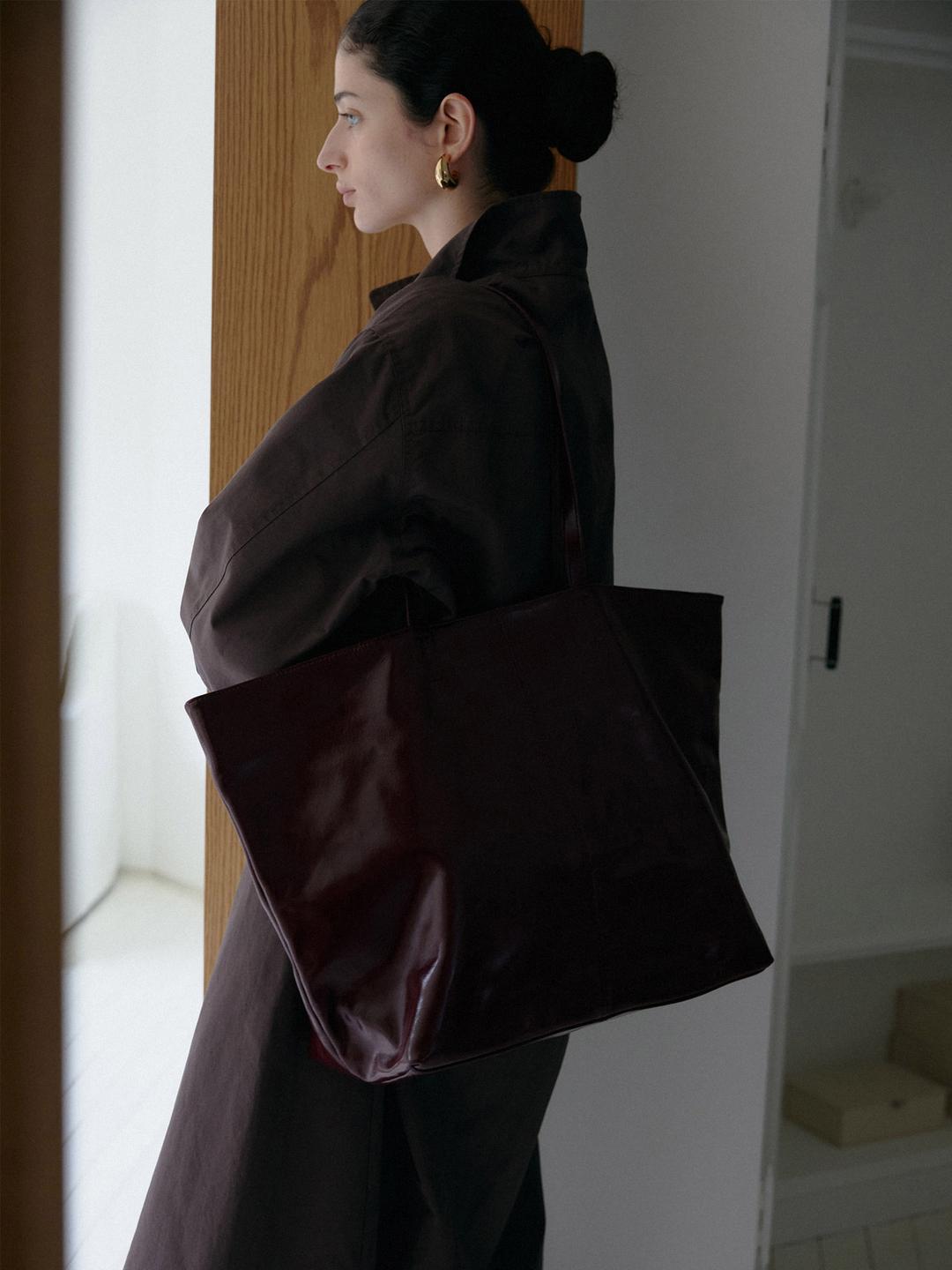 [2nd] Rhea Shopper Bag (Cassis)