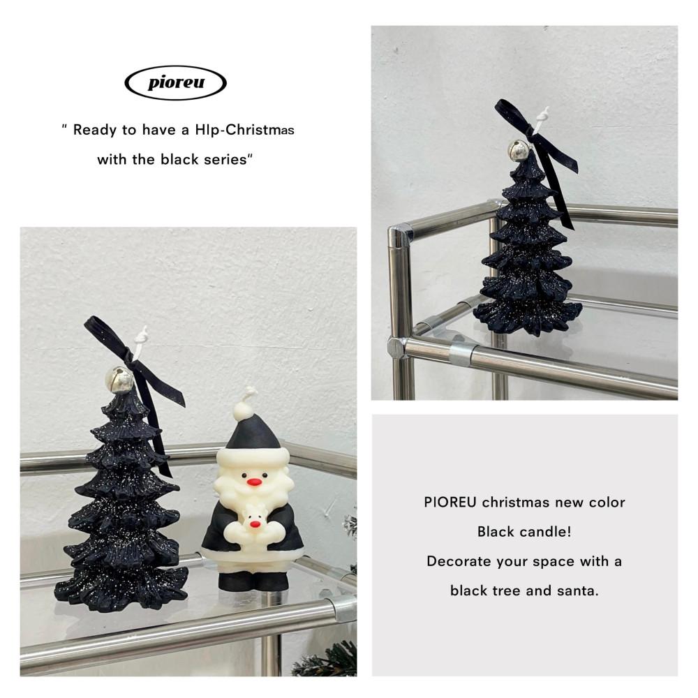 [x-mas] 블랙 트리 산타 캔들 / 크리스마스 오너먼트 연말 선물 추천