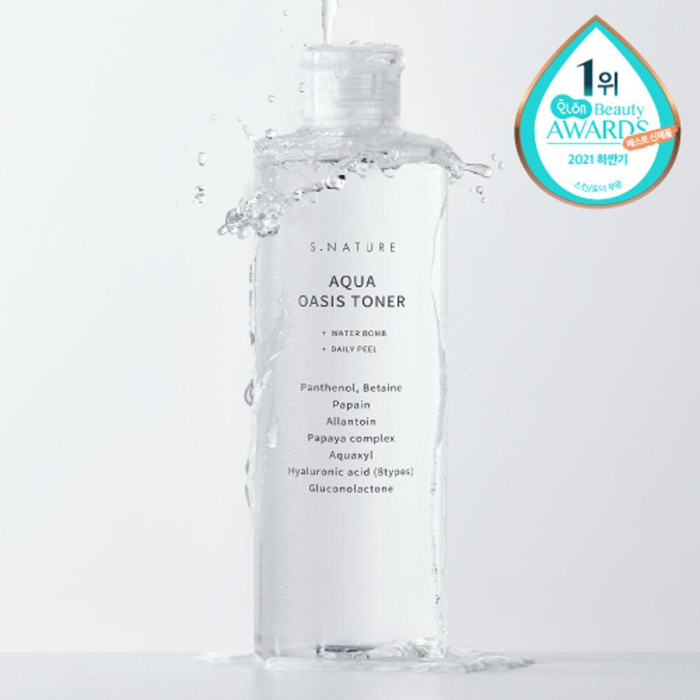 에스네이처 아쿠아 오아시스 토너 300ml