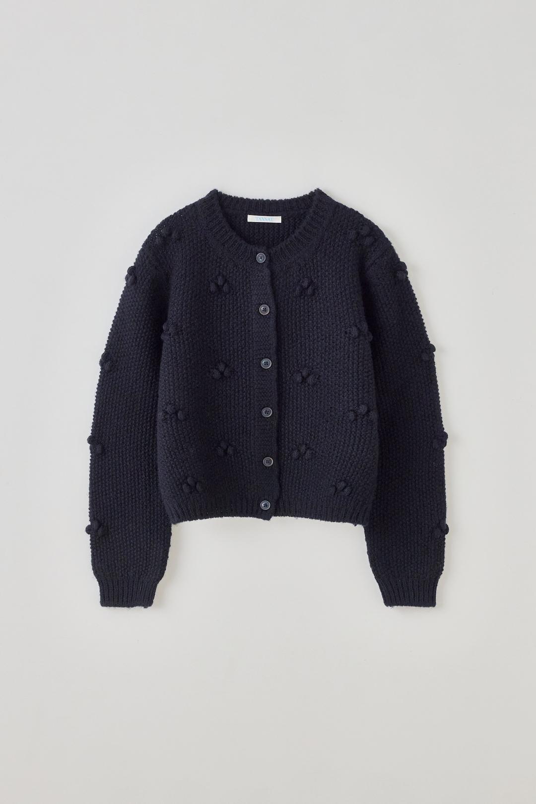 (2nd re-stock) T/T Mittipo button cardigan (navy)