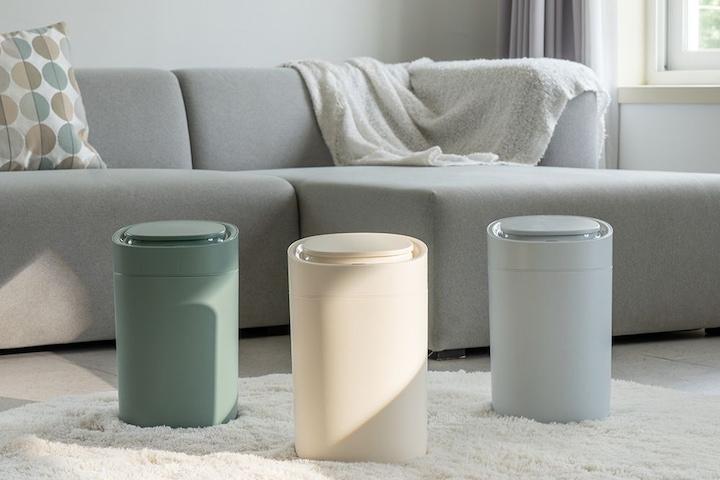 냄새차단 집들이 선물 자동 센서 쓰레기통 젤리빈 15L(3colors)