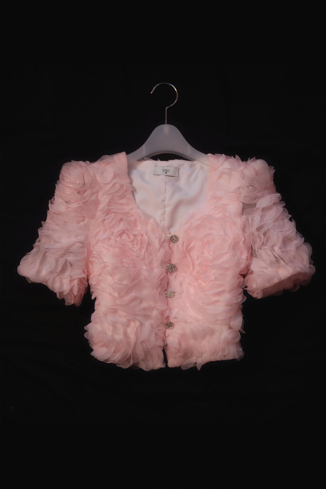 Rosé Blouse (Powder Pink)