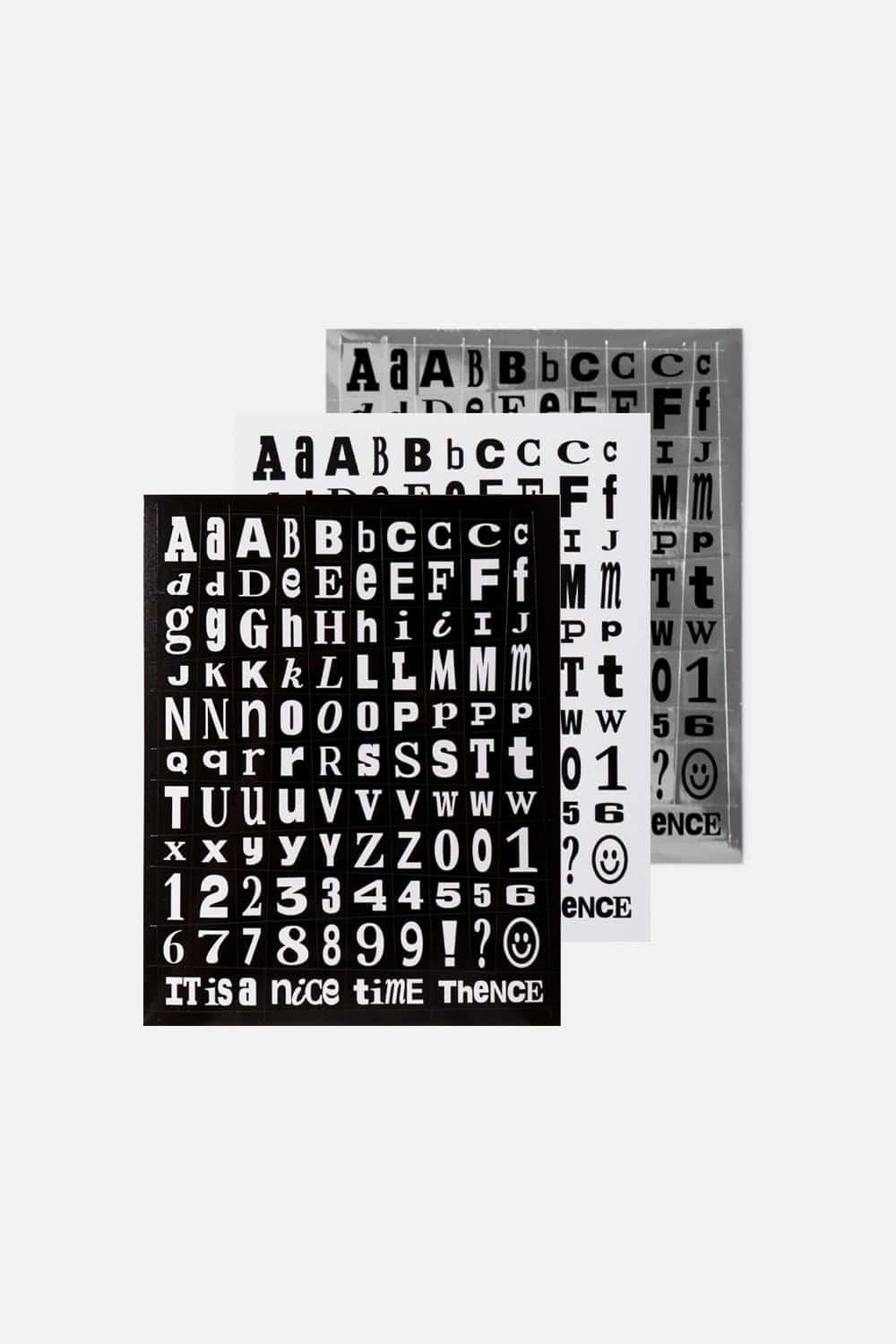 Letter Sticker Set_Ver.6