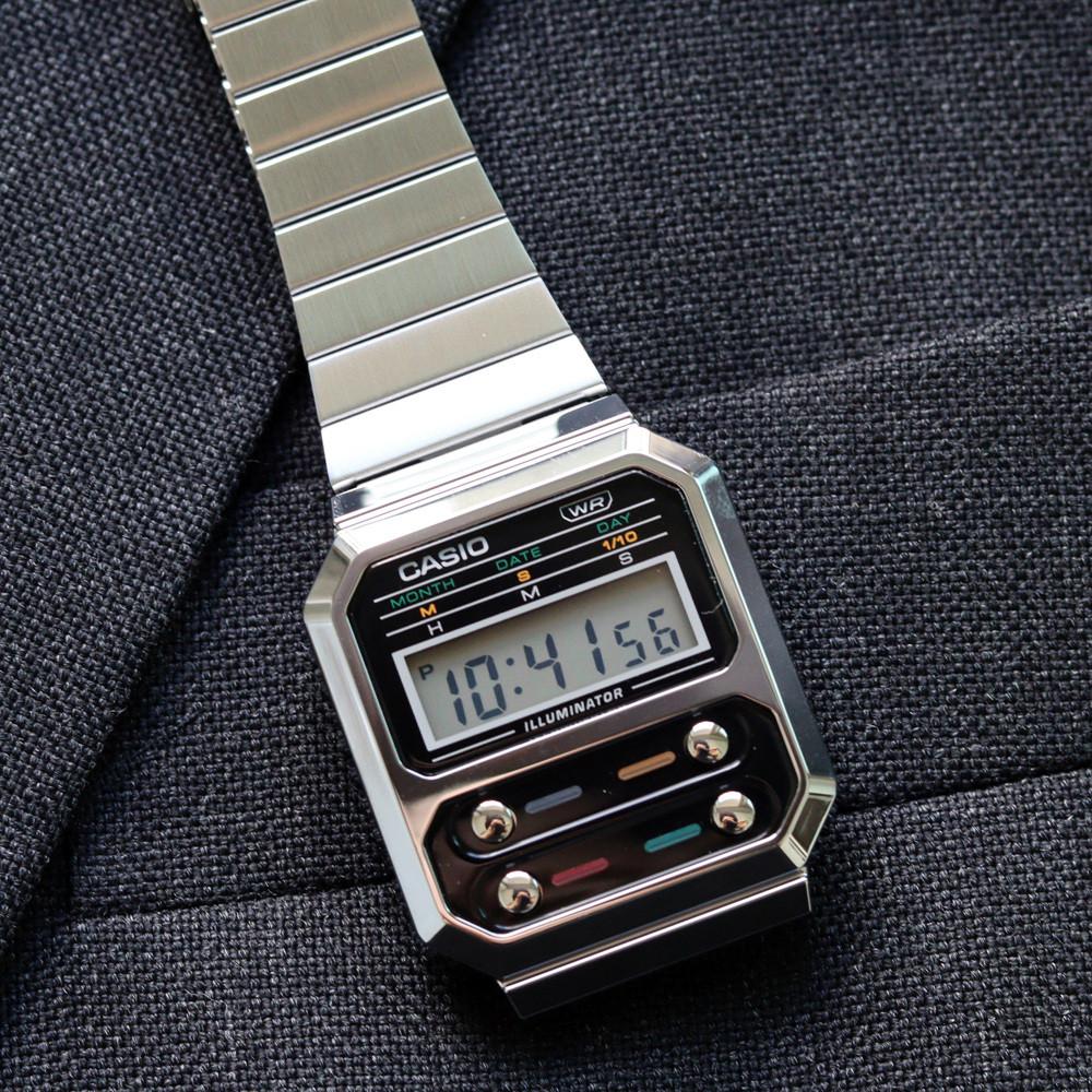 카시오 스퀘어 사각 빈티지 전자 메탈시계 4종