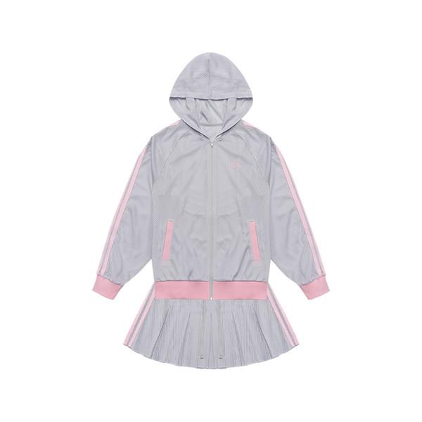 PBC Mesh Zip-up Set (gray)
