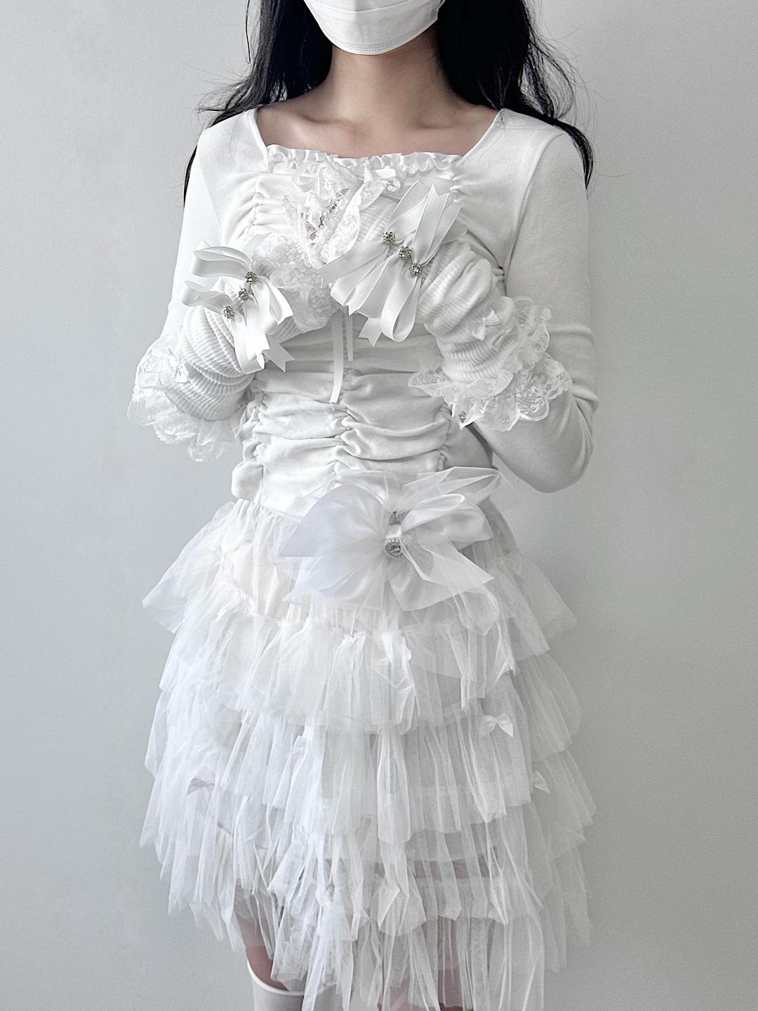 CUSTOM MADE - Angel Can Can Skirt