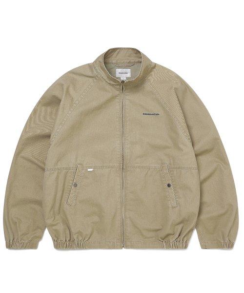 Raglan Zip Jacket Beige