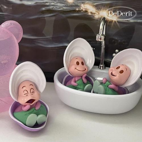 데데리트 영 오이스터 굴 방울 피규어 키홀더 가방 에어팟 열쇠고리 키링