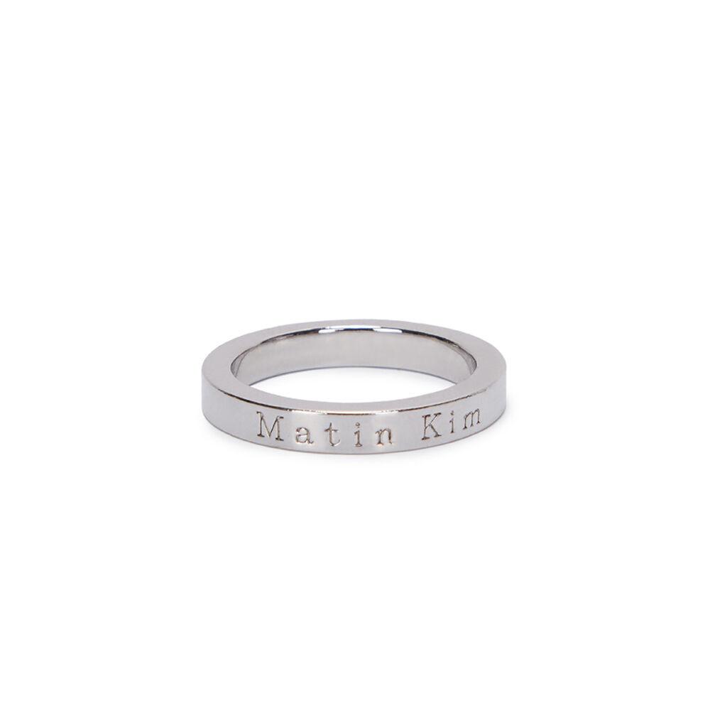 MATIN SHINING SLIM RING IN SILVER