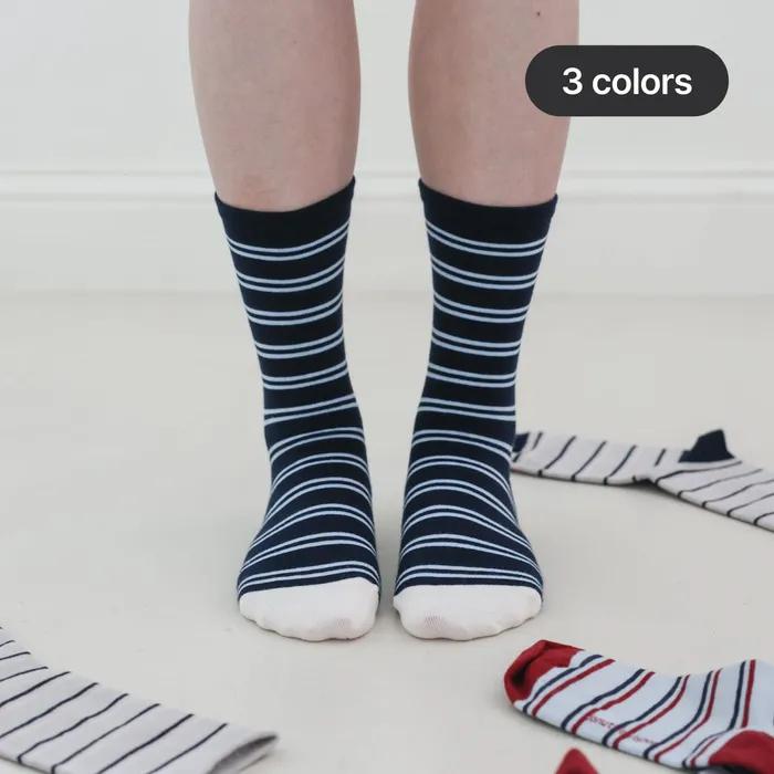 double stripe socks (3colors)