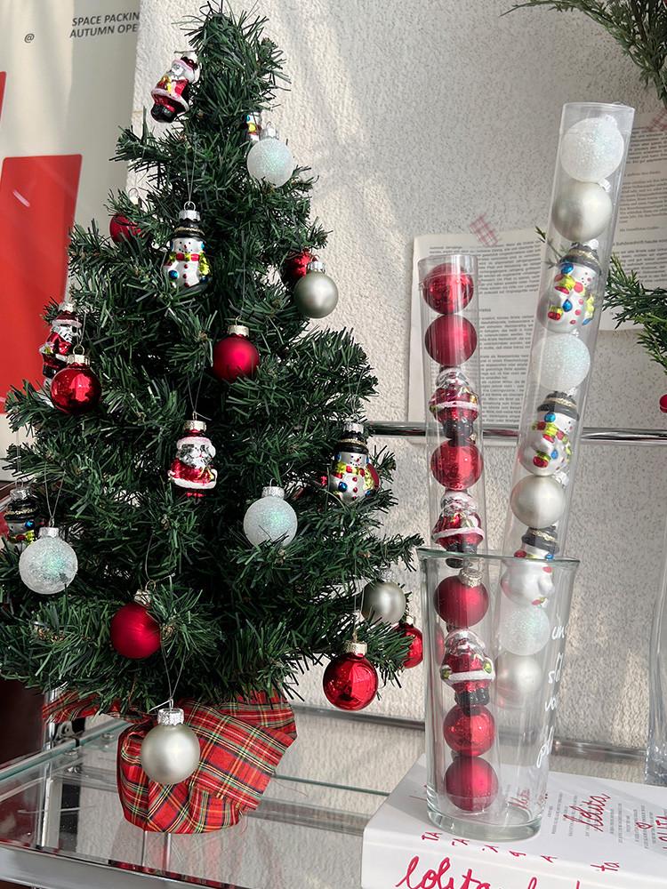 미니미 오너먼트 세트 9p 크리스마스 미니 트리 장식