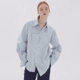 DEW E DEW E 듀이듀이 다이애그널 셔츠