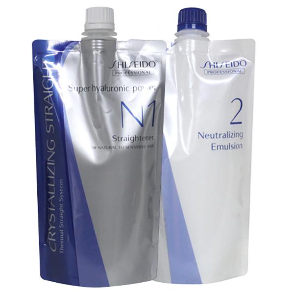 시세이도 크리스탈라이징 스트레이트 알파 N1 1제/2제 각400g 강한곱슬모용