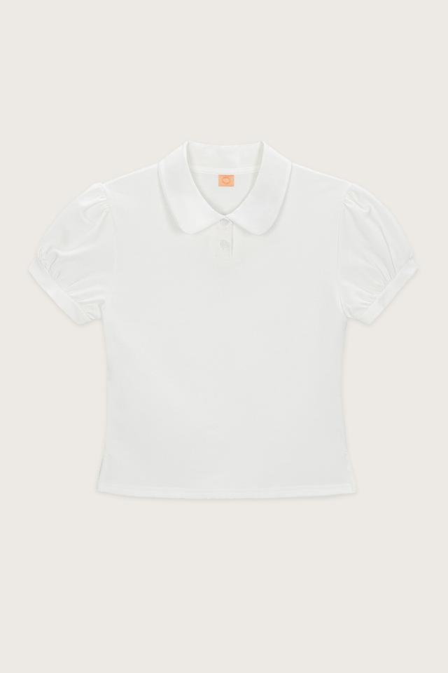 PUFF COLLAR T-SHIRT (WHITE)