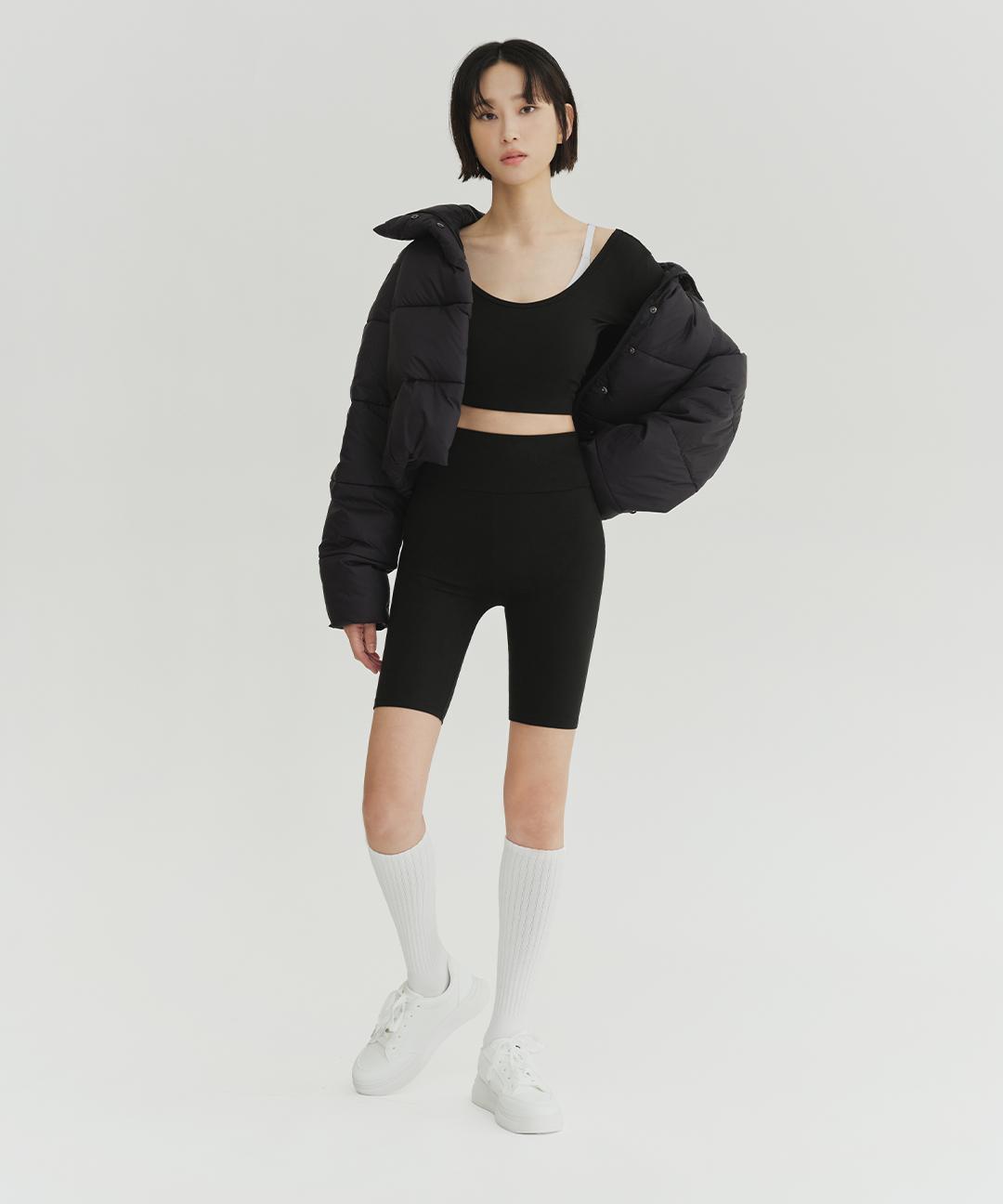 마른파이브 류혜영 PICK💜 히트터치 하이웨스트 5부 기모 레깅스