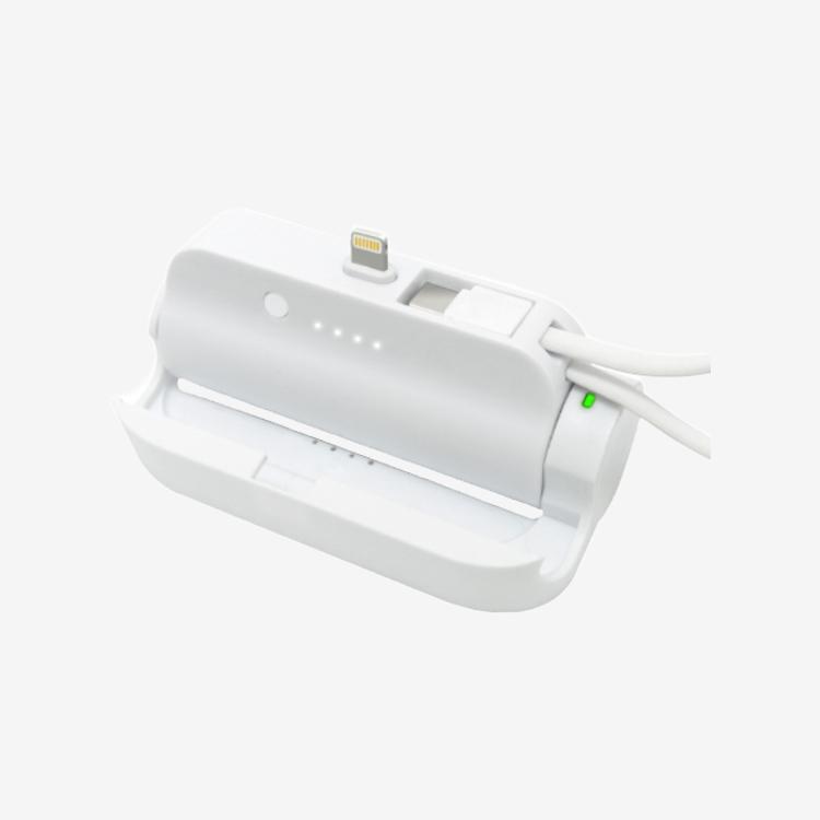 엑스트라 볼트 S14 스마트폰 두 대 동시충전 워치류 무선충전 보조배터리 _ 애플워치 전용 메인 8핀 + 케이블충전 C타입