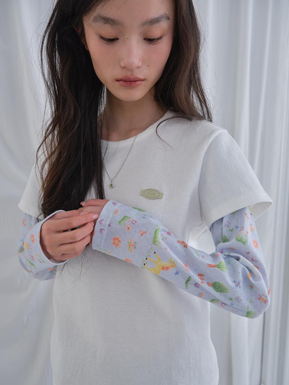 [3/6 예약배송]Dreamy Layered Tee (White)